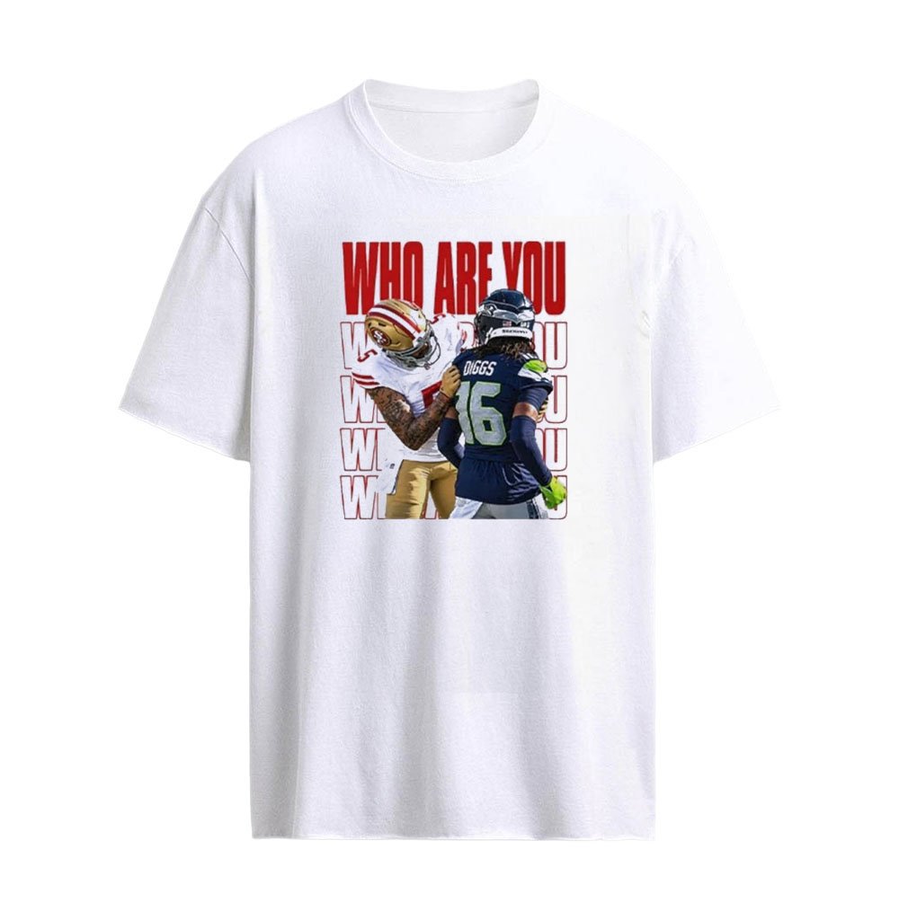 Who Are You Football Mike Evans Vs Trevon Diggs Viral Moment T-Shirt