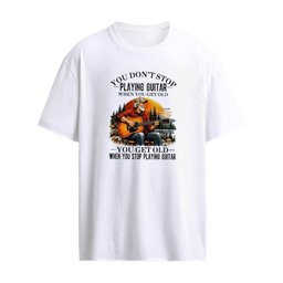 You Don’t Stop Playing Guitar When You Get Old , You Get Old When You Stop Playing Guitar T-shirt