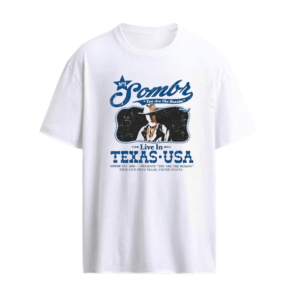 Sombr Texas 2026 Exclusive Tee You Are The Reason Tour Live In Houston Dallas Austin From Oct 17 T