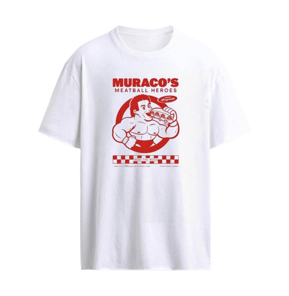 The Magnificent Muraco T-Shirt – Muraco’s Meatball Heroes Tee