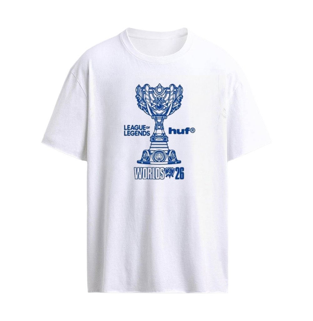 Riot Games Store Merch Huf X Worlds 2026 Trophy T-Shirt