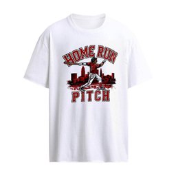 Home Run Pitch 11 baseball player batting city skyline shirt