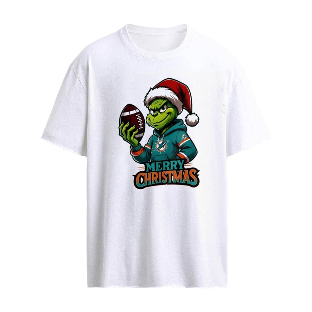 Miami Dolphins Santa Grinch Merry Christmas NFL 2026 shirt