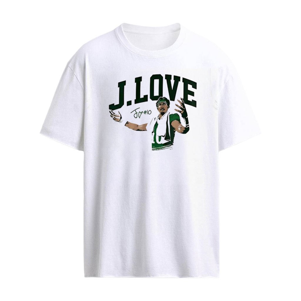 Jordan Love football J. Love Green Bay Packers NFL pose signature shirt