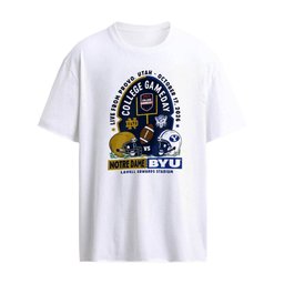 Notre Dame Fighting Irish vs BYU Cougars NCAA College Gameday Provo Utah 2026 helmet shirt