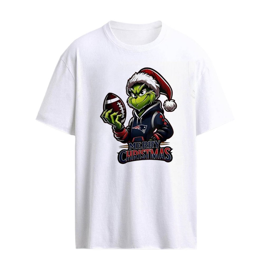 New England Patriots Santa Grinch Merry Christmas NFL 2026 shirt