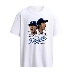 Yoshinobu Yamamoto and Shohei Ohtani scream Los Angeles Dodgers MLB shirt