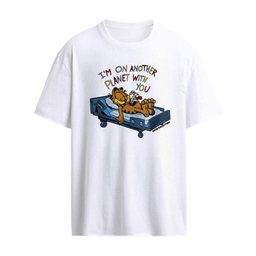 Orange Cat I am on another planet with You shirt