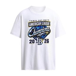 Tampa Bay Rays MLB American League Champions 2026 baseball diamond skyline star shirt