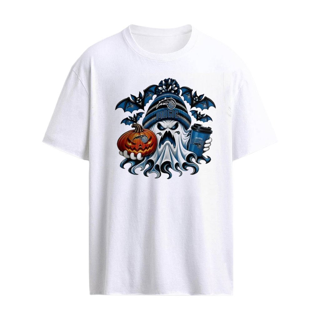 Orlando Magic Ghost Coffee Halloween Spooky 2026 shirt