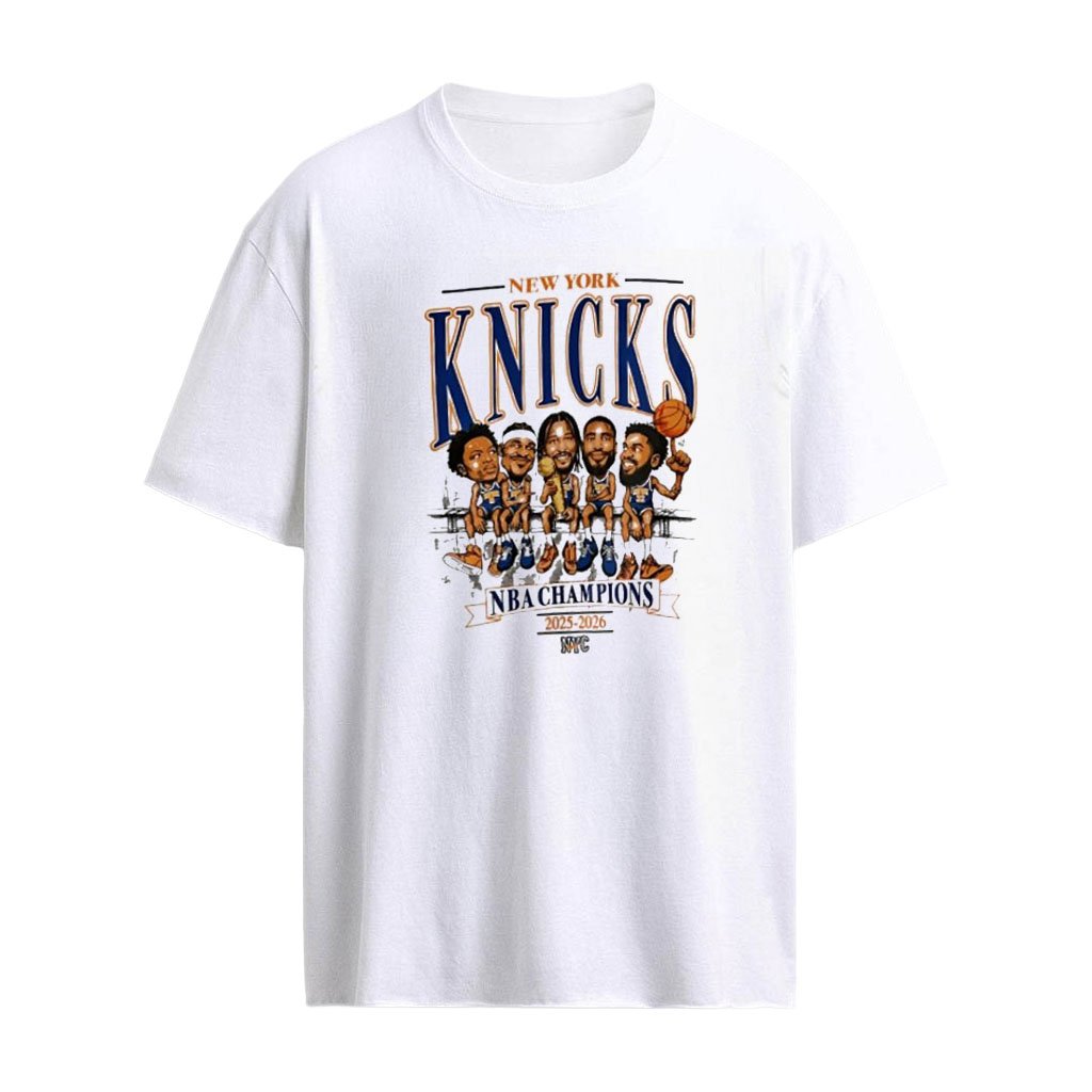 New York Knicks NBA 2025–2026 caricaturre shirt