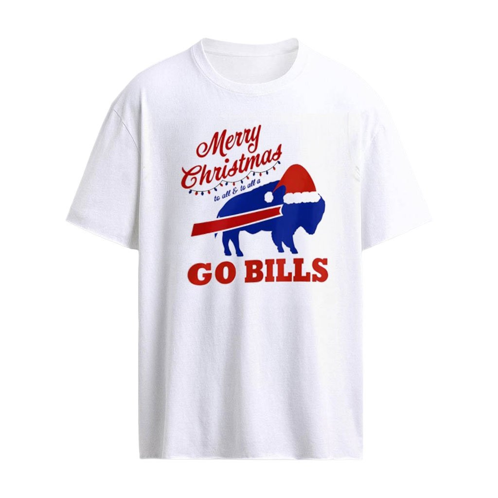 santa hat Buffalo Bills Merry Christmas To All And To All A Go Bills shirt