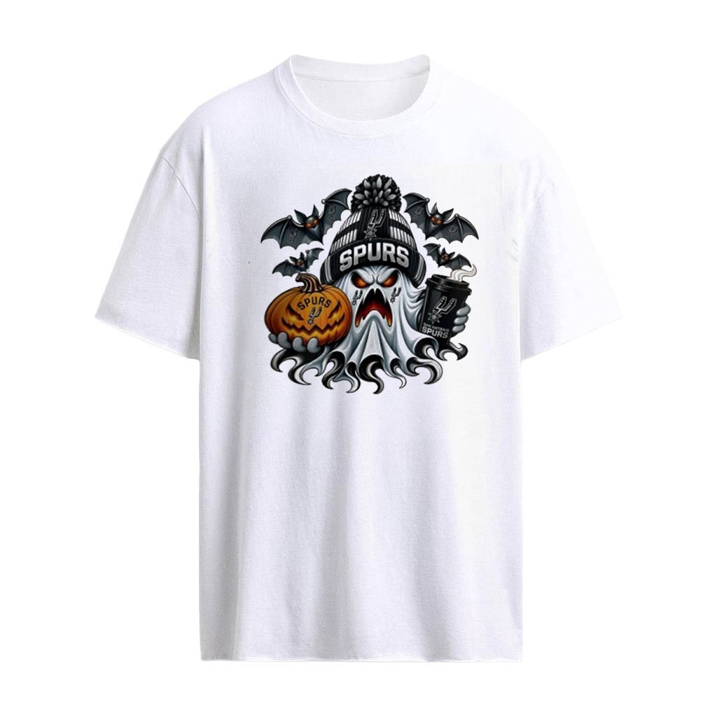 San Antonio Spurs Ghost Coffee Halloween Spooky 2026 shirt