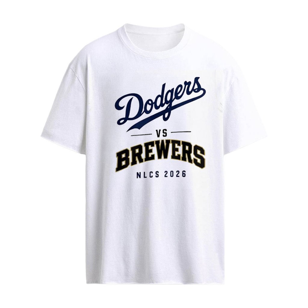 Los Angeles Dodgers vs Milwaukee Brewers NLCS 2026 Matchup shirt