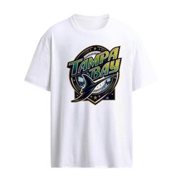 Tampa Bay Rays baseball Devil Ray Wordmark logo shirt