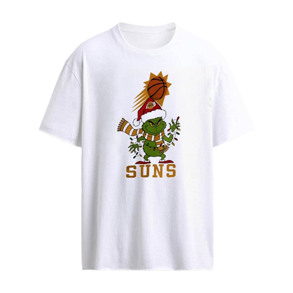 Grinch Phoenix Suns heart hands sign Christmas 2026 shirt