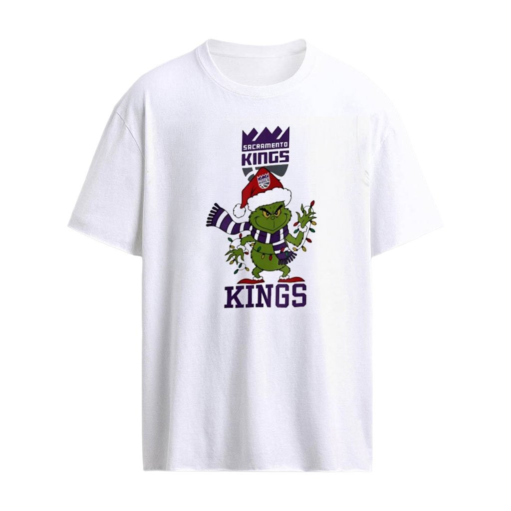 Grinch Sacramento Kings heart hands sign Christmas 2026 shirt