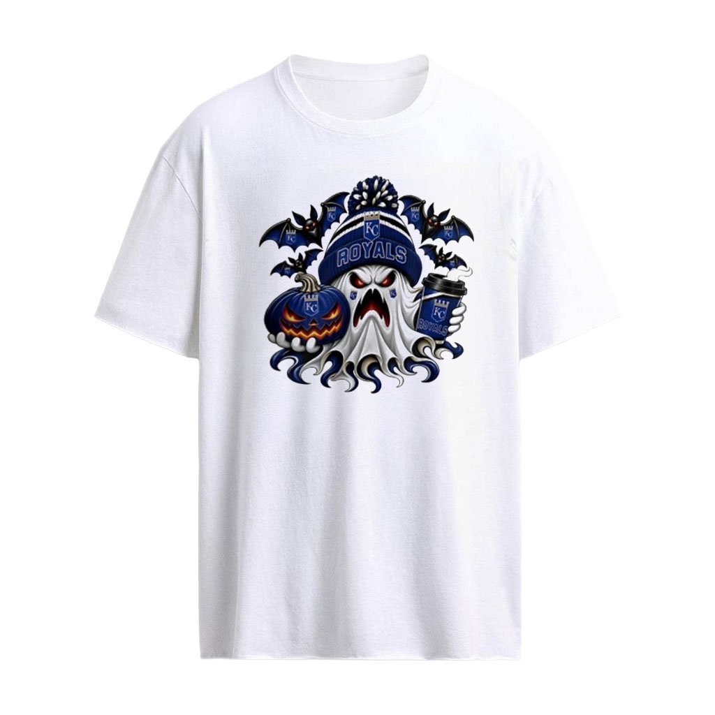 Kansas City Royals Ghost Coffee Halloween Spooky 2026 shirt
