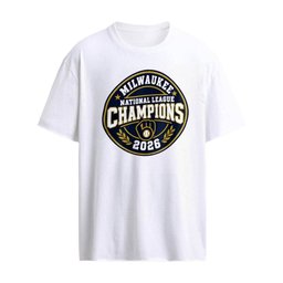 Milwaukee Brewers National League Champions 2026 Round Emblem Baseball shirt