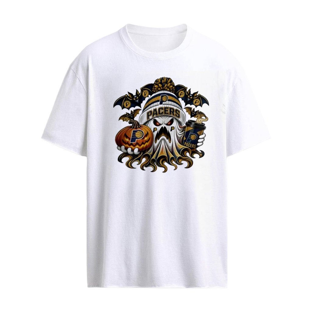 Indiana Pacers Ghost Coffee Halloween Spooky 2026 shirt