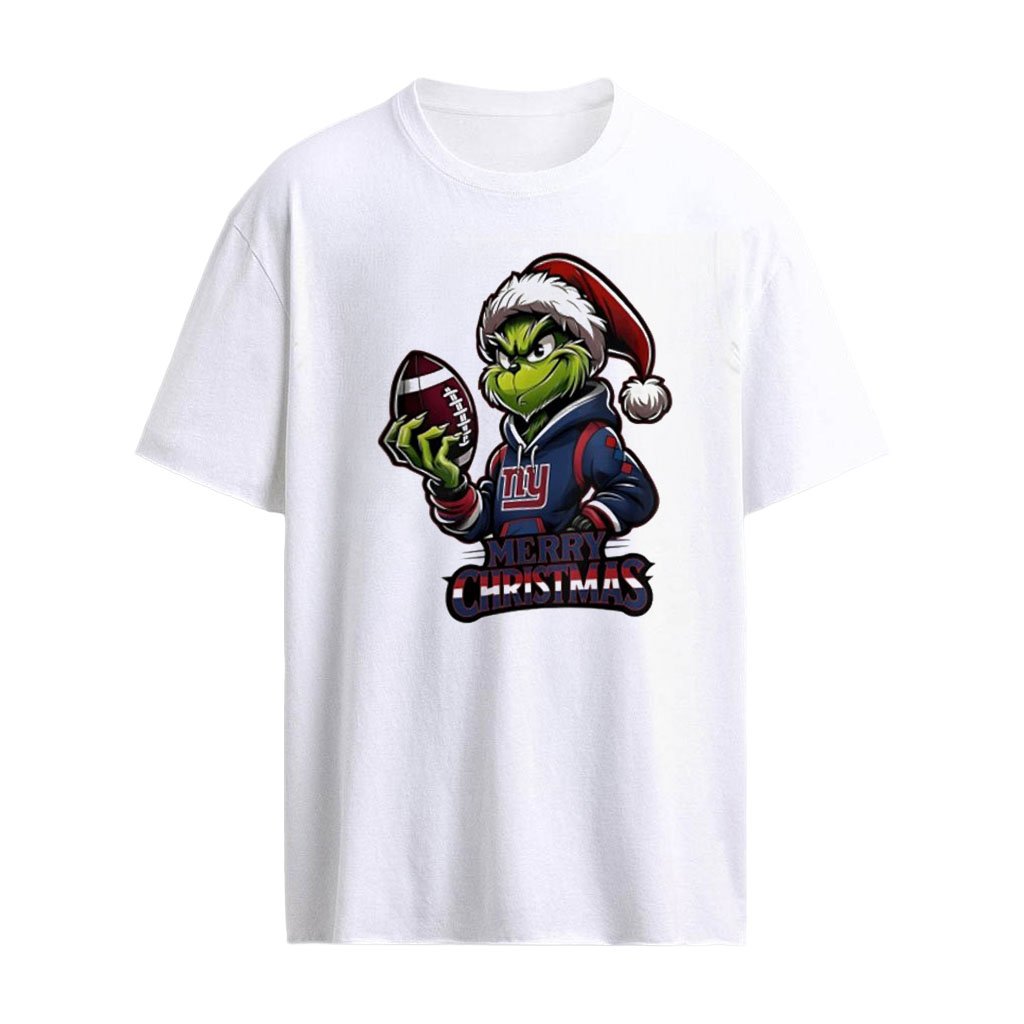 New York Giants Santa Grinch Merry Christmas NFL 2026 shirt