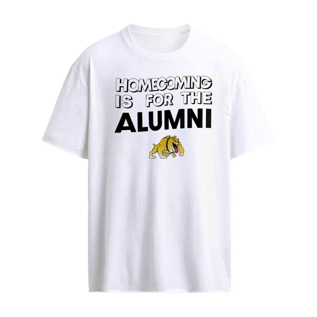 Homecoming Is For The Alumni Bulldog logo shirt