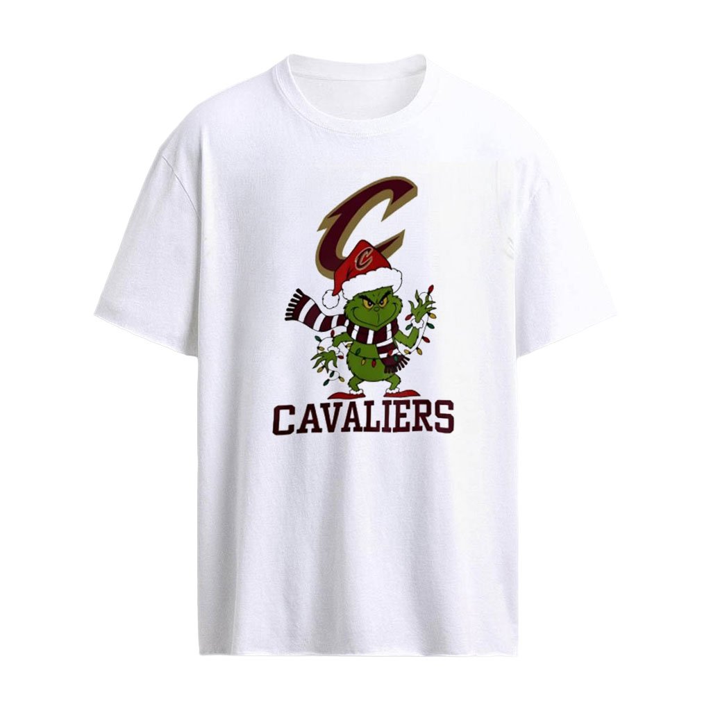 Grinch Cleveland Cavaliers heart hands sign Christmas 2026 shirt