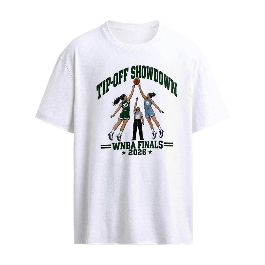 Tip Off Showdown Jump Ball WNBA Finals Basketball shirt