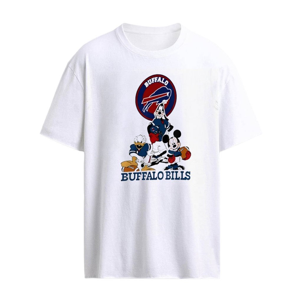 Mickey Donald Goofy players Buffalo Bills NFL shirt