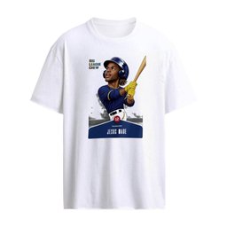 Jesus Made Milwaukee Brewers MLB baseball player Big League Chew cartoon shirt