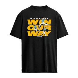 Milwaukee Baseball Win Our Way Stack T-Shirt