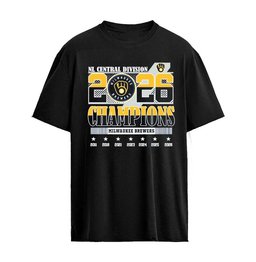 Milwaukee Brewers 2026 NL Central Division Champions Baseball Graphic Fan T-Shirt