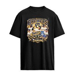 Milwaukee Brewers Sweep Los Angeles Dodgers 4-0 2026 MLB National League Champions T-Shirt