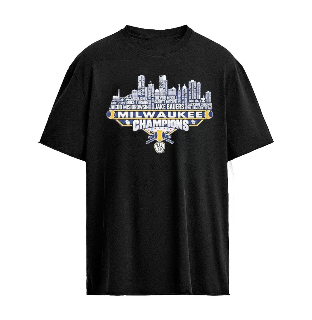 Milwaukee and Baseball National Champions 2026 Milwaukee Shirt