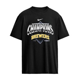 Milwaukee Brewers Nike NL Champions 2026 T-Shirt – Brew Crew Baseball Victory Graphic MLB Postseason
