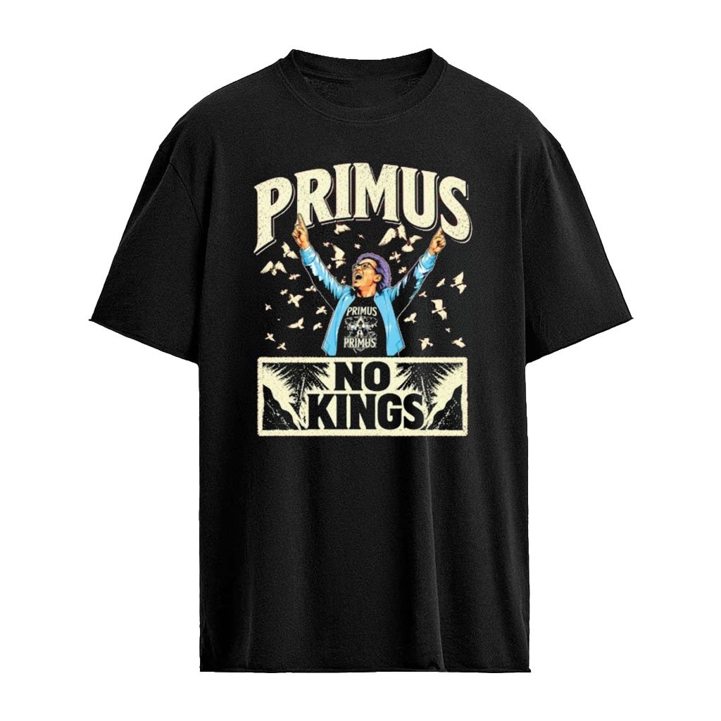 Primus No Kings Vintage Shirt – Syracuse Rally Woman Middle Finger