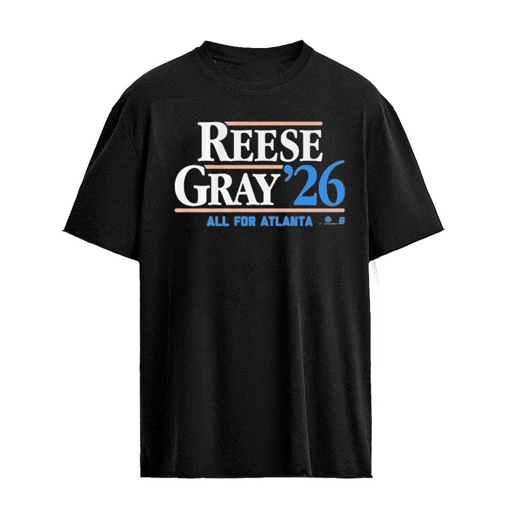 Reese Gray ’26 All For Atlanta T-Shirt – Atlanta Baseball Fan Support Graphic Game Day Apparel