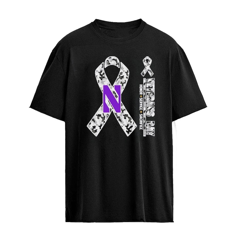 Northwestern Wildcats x Veterans Day 2026 Honor Service Sacrifice T-shirt