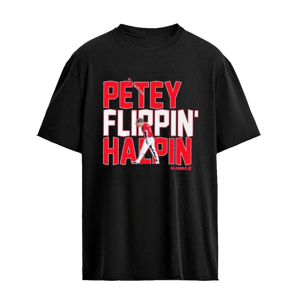 Petey Flippin’ Halpin T-Shirt – Baseball Player Fan Design