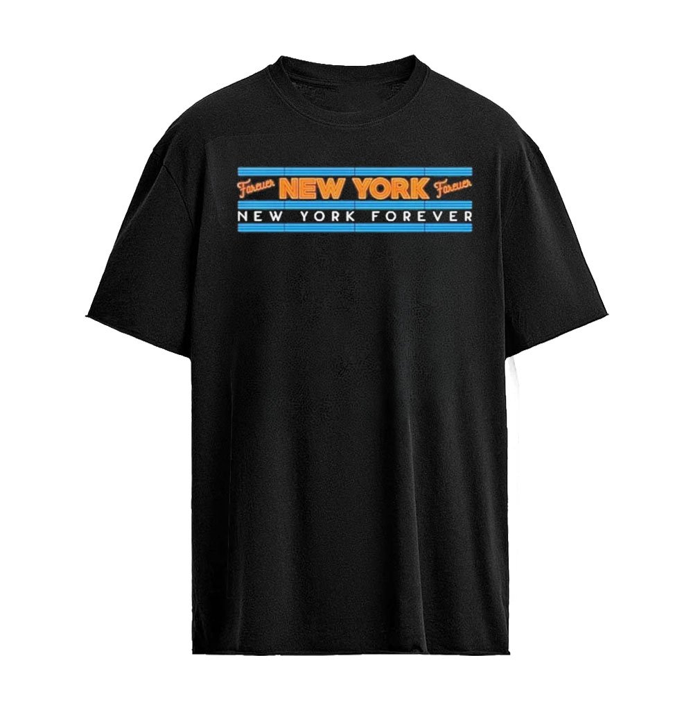 New York Forever X New York Knicks Basketball Graphic T-Shirt