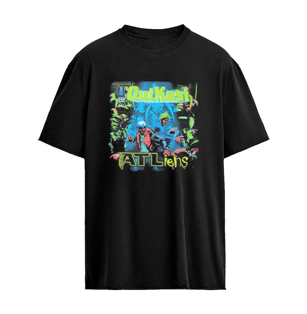 Outkast x Atlanta Falcons 30th Anniversary ATLiens Album Cover T-shirt