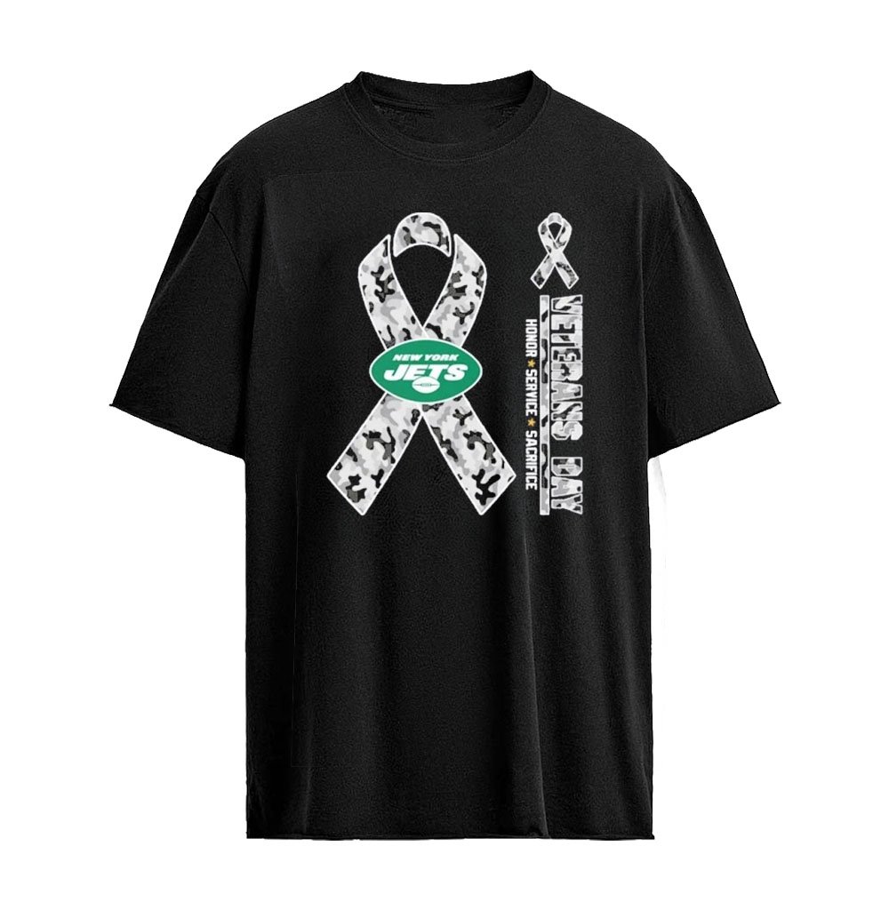 New York Jets x Veterans Day 2026 Honor Service Sacrifice T-shirt