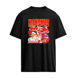 Patrick Mahomes Kansas City Chiefs 2026 NFL Lightning Graphic T-Shirt
