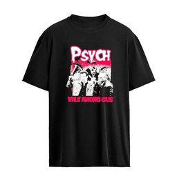 Psych Walk Among Gus Shawn Spencer Burton Guster Graphic T-shirt