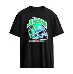New York Jets Eastern A Division Helmet Football Graphic T-shirt