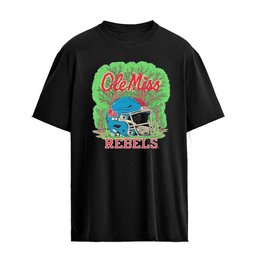 Ole Miss NCAA Football Kewan Lacy Vintage Helmet T-Shirt