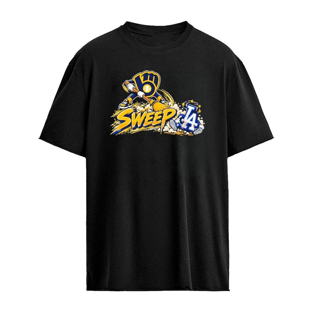 Milwaukee Brewers vs LA Sweep 4-0 2026 Champions T-Shirt