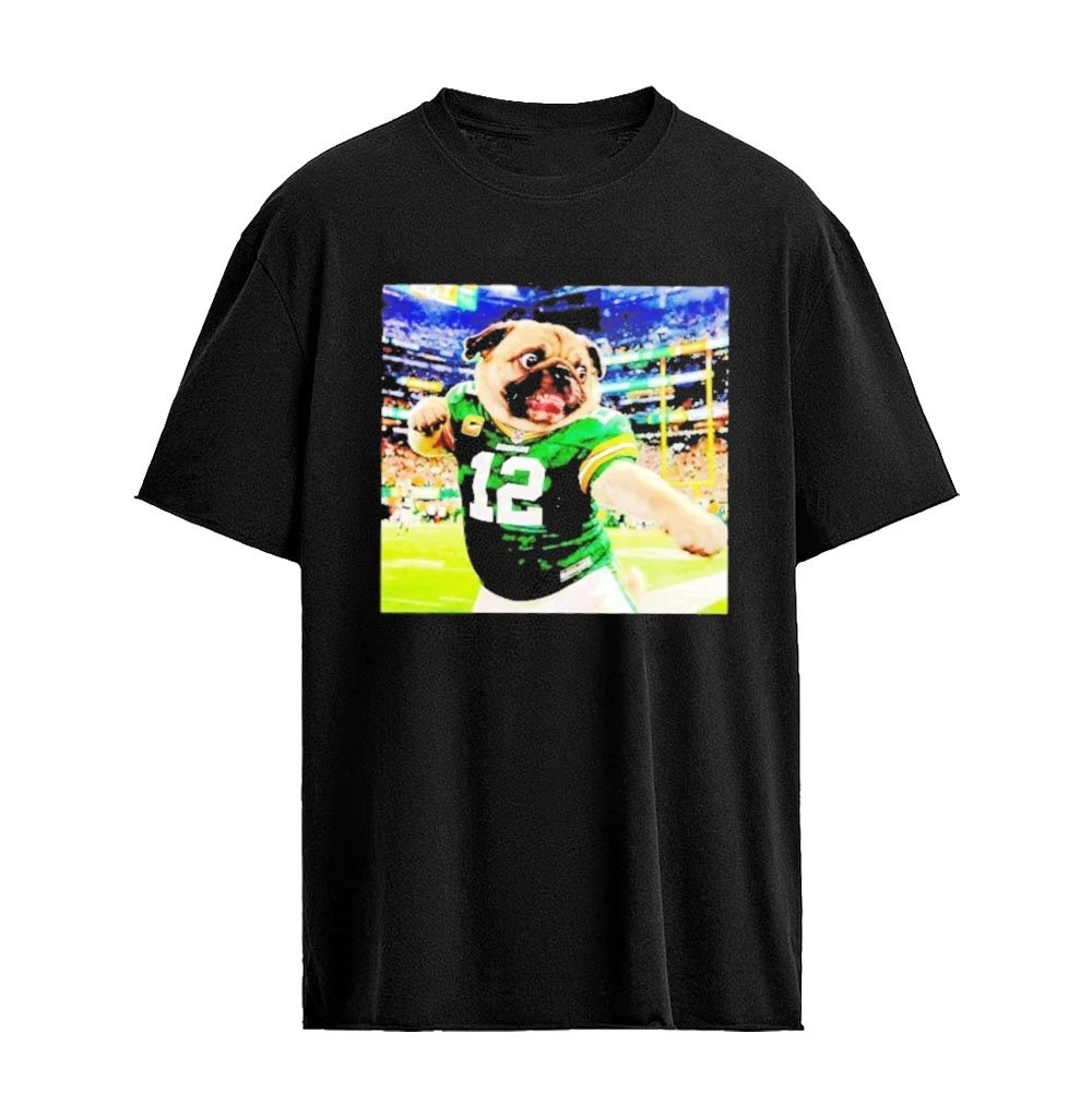 Pug Dog x Philadelphia Eagles NFL Football Funny Graphic T-shirt