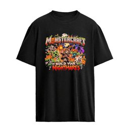 Monstercraft Build Your Nightmares Halloween Shirt
