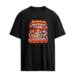 Monster Mugshot Booked For Bad Decisions Halloween Shirt